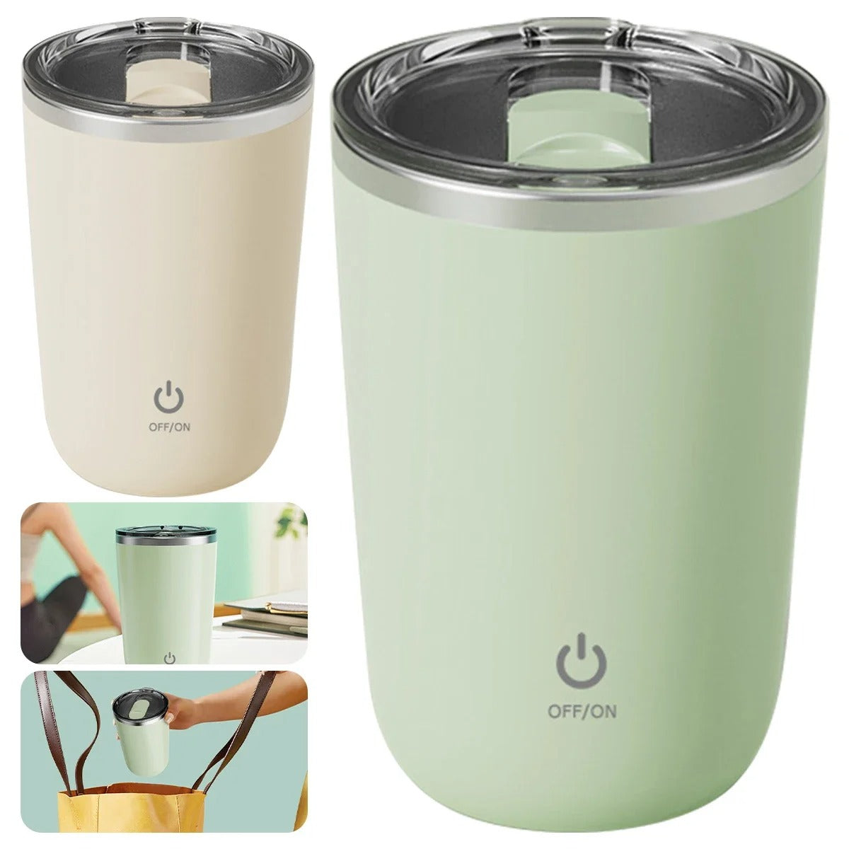 Automatic Magnetic Self-Stirring Mug