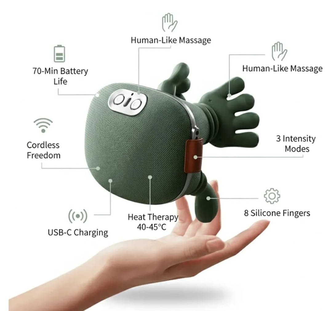 Human Hand Style 4D Heated Massager