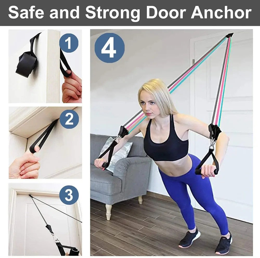 11-Piece Resistance Band Workout Set