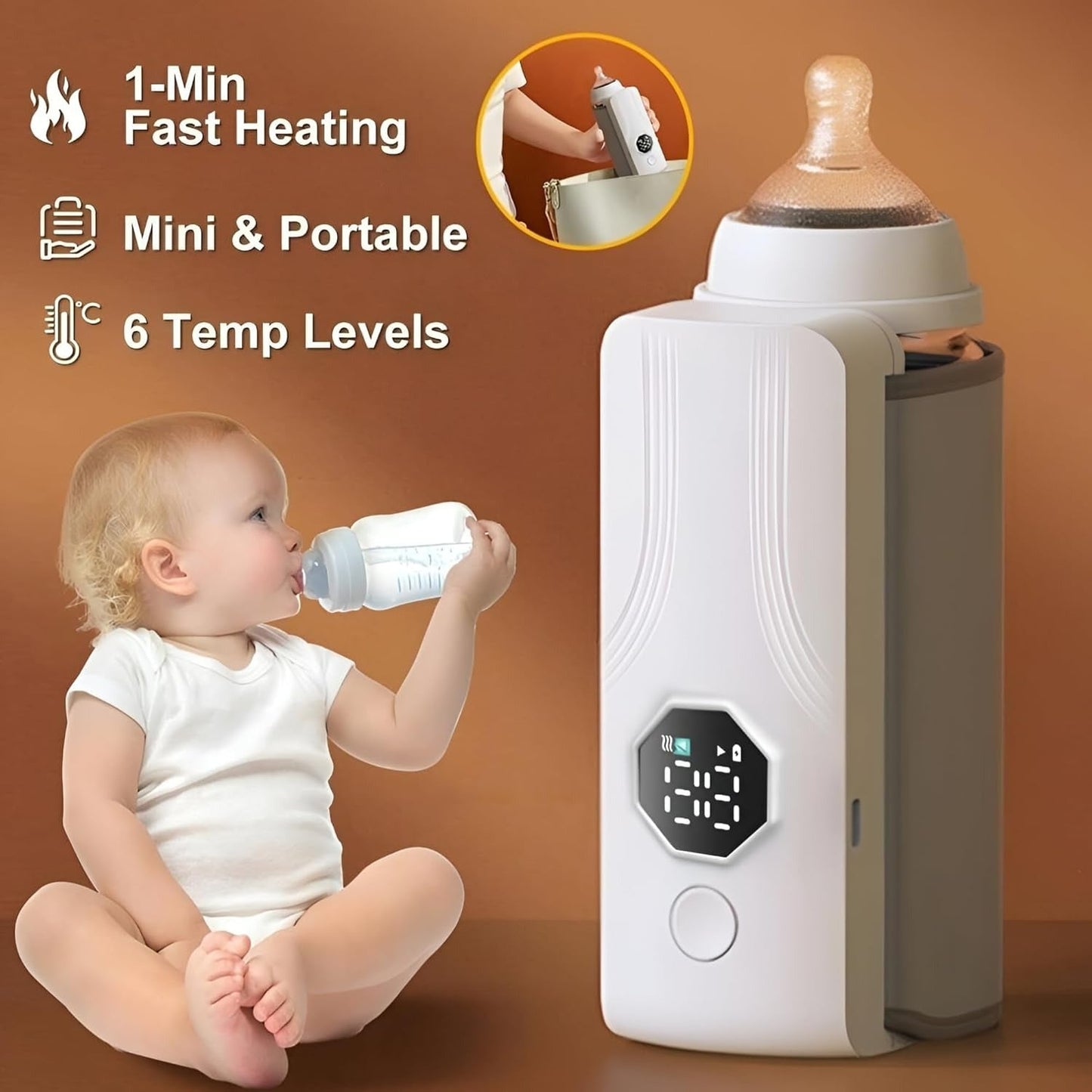 Rechargeable Baby Bottle Warmer