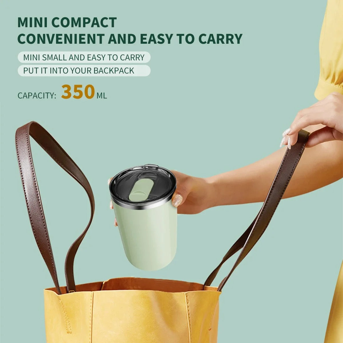 Automatic Magnetic Self-Stirring Mug