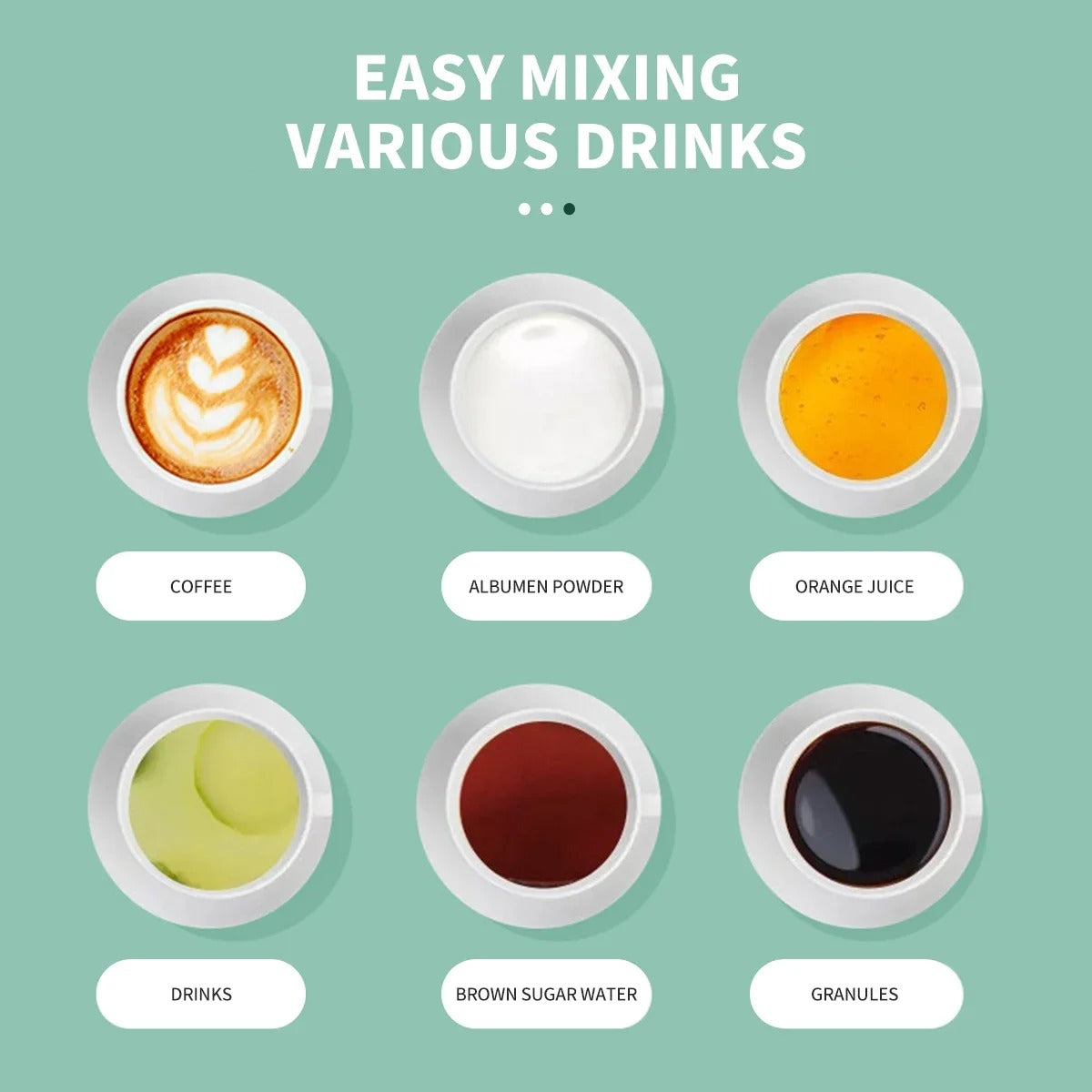 Automatic Magnetic Self-Stirring Mug