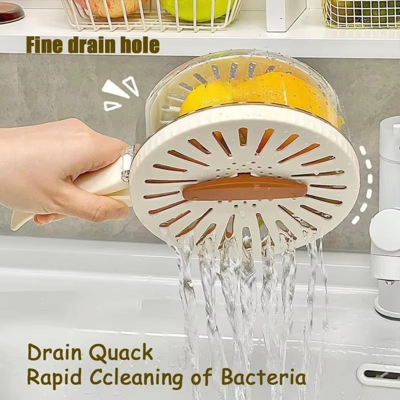 4-in-1 Fruit & Veggie Cleaning Basket