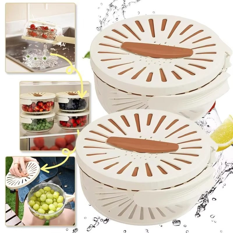 4-in-1 Fruit & Veggie Cleaning Basket