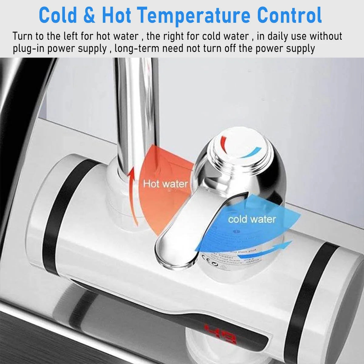 2-in-1 Instant Electric Hot Water Faucet