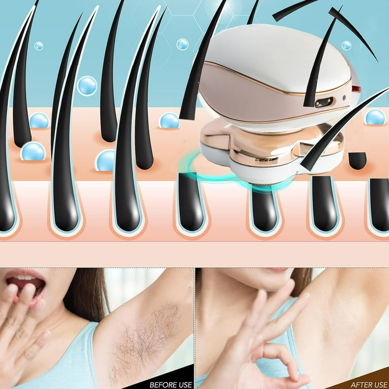 Painless 4-Head Electric Hair Remover