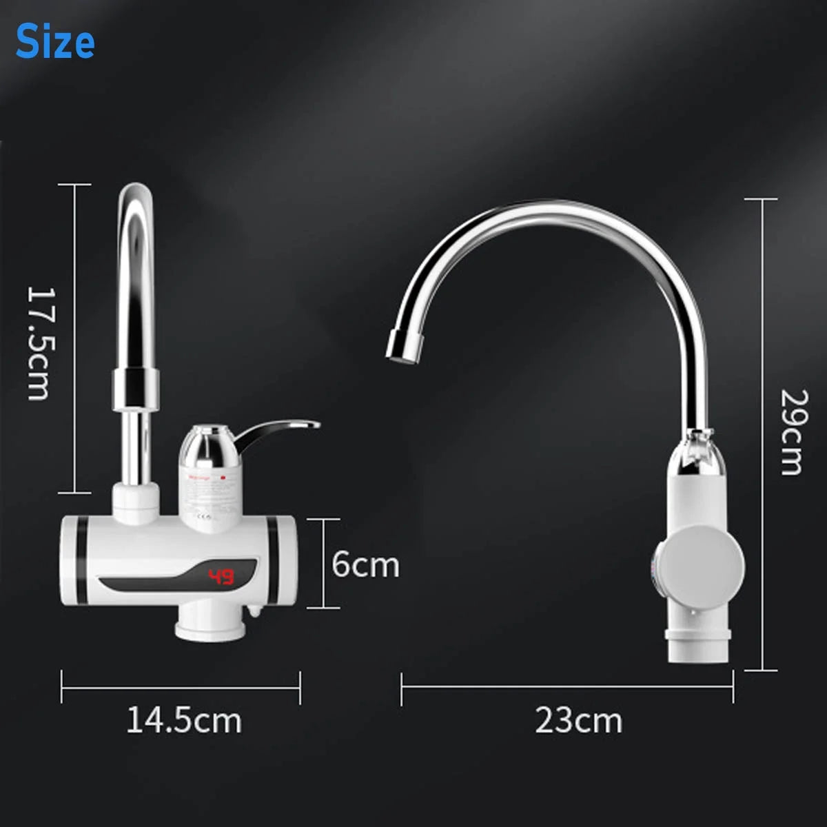 2-in-1 Instant Electric Hot Water Faucet