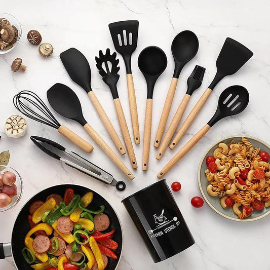 12 Pcs Silicone Kitchen Utensil Set