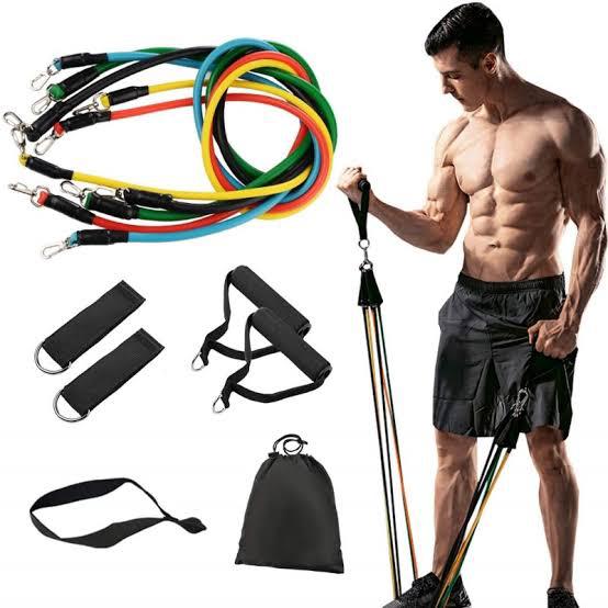 11-Piece Resistance Band Workout Set