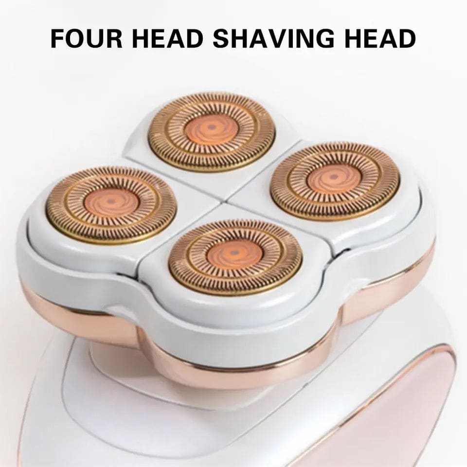 Painless 4-Head Electric Hair Remover