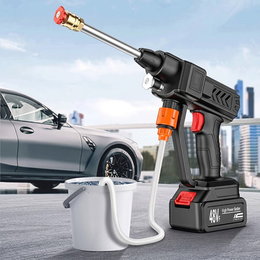 Automatic  Wireless Car Wash Spray Gun (Double Battery)